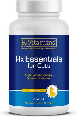 Multivitamínico en polvo Rx Essentials para gatos, botella de 4 oz