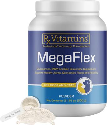 MegaFlex Powder Joint Supplement for Cats & Dogs, 600-g jar