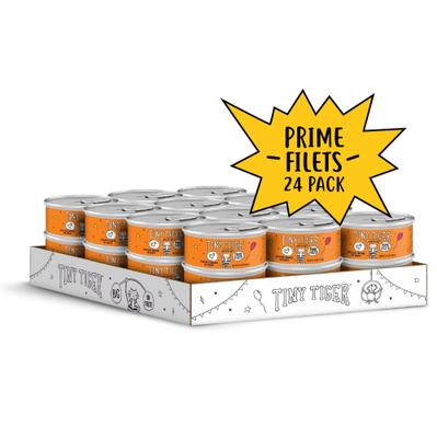 Prime Filets Chicken Dinner in Gravy Canned Cat Food, 5.5-oz can, case of 24