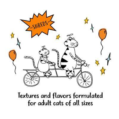 Shreds Chicken & Salmon Dinner in Gravy Canned Cat Food, 5.5-oz can, case of 24