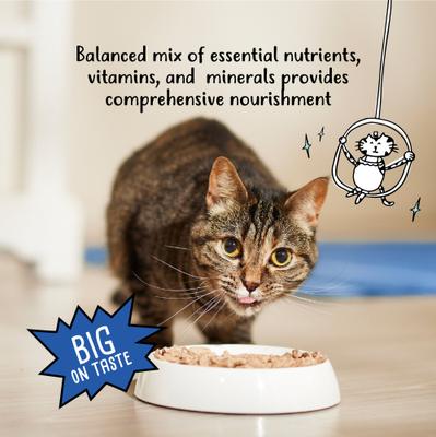 Shreds with Ocean Whitefish & Tuna in Sauce Canned Cat Food, 5.5-oz can, case of 24