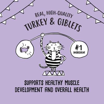 Pate Turkey & Giblets Dinner Canned Cat Food, 5.5-oz can, case of 24