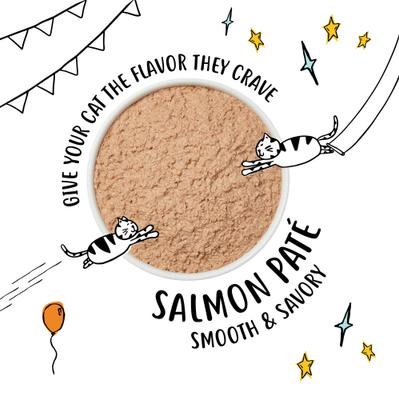 Pate Salmon Dinner Canned Cat Food, 5.5-oz can, case of 24