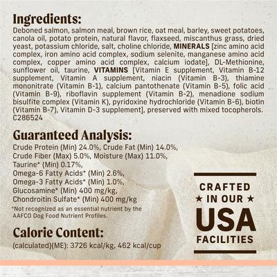 Limited Ingredient Diet Real Salmon & Brown Rice Recipe with Healthy Grains Dry Dog Food, 22-lb bag