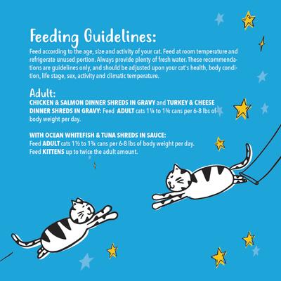 Savory Shreds In Gravy Variety Pack Canned Cat Food, 5.5-oz can, case of 12