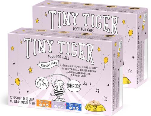 Shreds with Ocean Whitefish & Tuna in Sauce Canned Cat Food, 5.5-oz can, case of 24