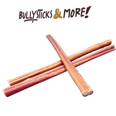 12-in Bully Sticks Dog Treats, Regular Size, 6 count