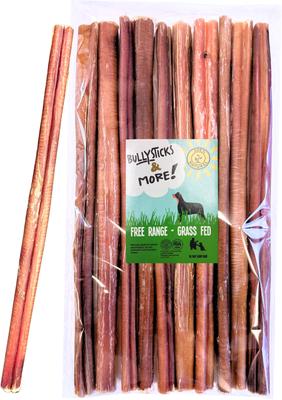 12-in Bully Sticks Dog Treats, Regular Size, 6 count