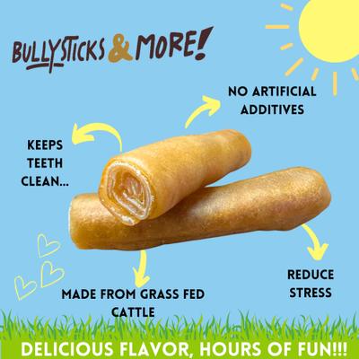 6-in Extra Thick Collagen Roll Dog Treats, 3 count