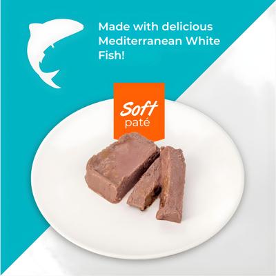 ActiWet Dermo Support with Mediterranean White Fish Canned Cat Food, 3.5-oz, case of 32