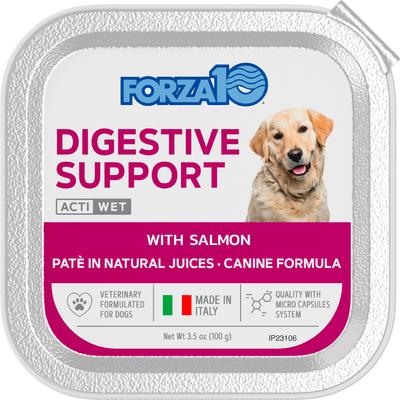 Actiwet Digestive Support with Salmon Wet Dog Food, 3.5-oz, case of 12