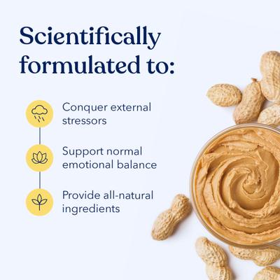 Calming Peanut Butter Supplement for Dogs, 12-oz jar