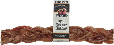 7" Odor-Free Braided Bully Stick Dog Treat, 1 count