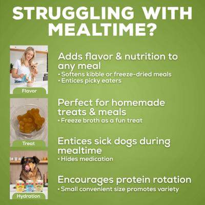 Vegetable Skin & Coat with Salmon Flavor Grain-Free Dog Food Topper, 16.9-oz box