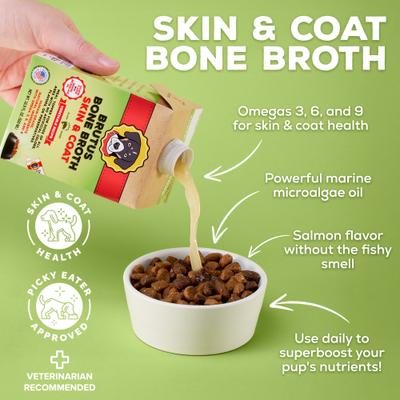 Vegetable Skin & Coat with Salmon Flavor Grain-Free Dog Food Topper, 16.9-oz box