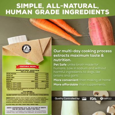 Vegetable Skin & Coat with Salmon Flavor Grain-Free Dog Food Topper, 16.9-oz box