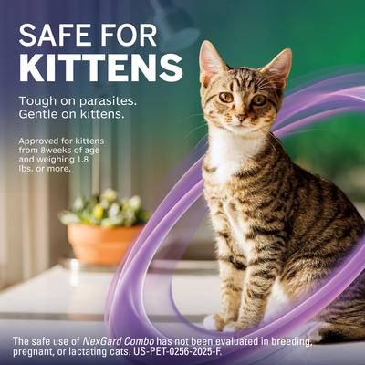 Topical for Cats, 1.8-5.5lbs (Purple Box), 1 Dose (1-mo. supply)