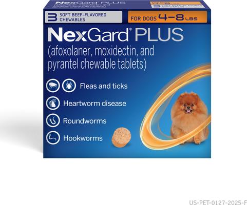 Chewables for Dogs, 66.1-132 lbs. (Red Box) 6 Chewable Tablets (6-mos. supply)