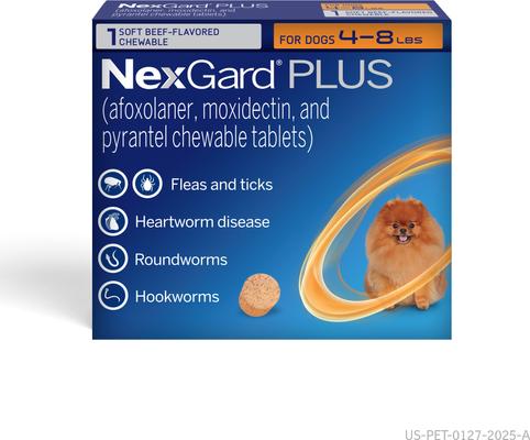 Chewables for Dogs, 66.1-132 lbs. (Red Box) 6 Chewable Tablets (6-mos. supply)