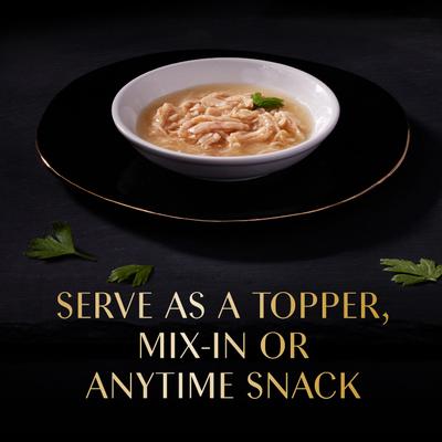 Selecciones Filetes en Caldo Receta de Pollo Complemento de Comida para Gatos sin Granos, bandeja de 1.3 oz, caja de 12