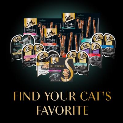 Selections Filets in Broth Chicken & Chicken with Tuna Variety Pack Grain-Free Cat Meal Complement, 1.3-oz tray, case of 8