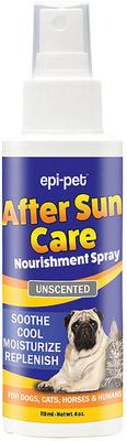 After Sun Care Unscented Dog & Cat Nourishment Spray, Blue/Orange/White, 4-fl oz bottle