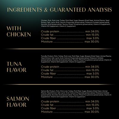 Meaty Sticks Variety Pack Chicken, Salmon & Tuna Flavor Soft Adult Cat Treats, 40 count