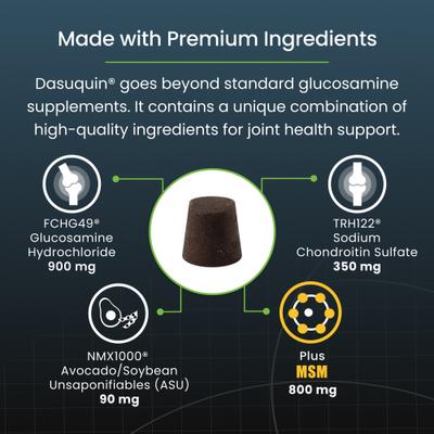 Dasuquin with MSM Soft Chew Joint Health Supplement for Large Dogs, 42 count