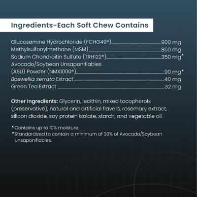 Dasuquin with MSM Soft Chew Joint Health Supplement for Large Dogs, 42 count