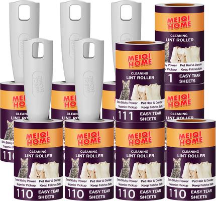 Extra Sticky Lint Rollers for Pet Hair, 1110 count