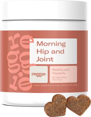 Morning Pork Flavored Soft Chew Hip & Joint Supplement for Dogs, 60 count