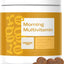 Morning Advanced Daily Immunity Booster Pork Flavored Soft Chew Multivitamins Supplement for Dogs, 60 count