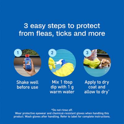 Plus Pyrethrin Dip for Dogs & Cats, 4-fl oz bottle