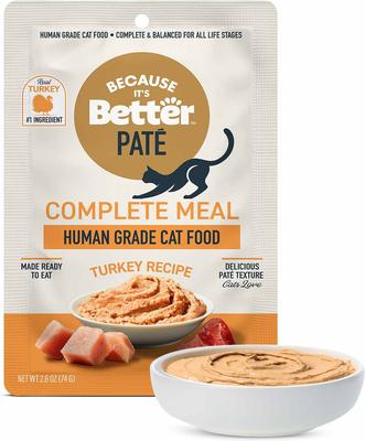 Complete Meal Chicken Recipe Pate Wet Cat Food, 2.6-oz pouch, case of 12