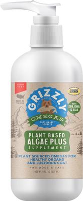 Algal Plus Omega 3-6-9 Food Liquid Skin & Coat Supplement for Dogs & Cats, 8-fl oz bottle