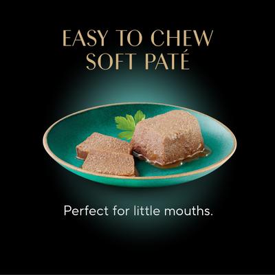 Perfect Portions Kitten Turkey Entree Pate Wet Cat Food, 2.6-oz twin-pack tray, case of 24