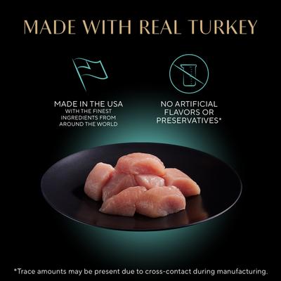 Perfect Portions Kitten Turkey Entree Pate Wet Cat Food, 2.6-oz twin-pack tray, case of 24