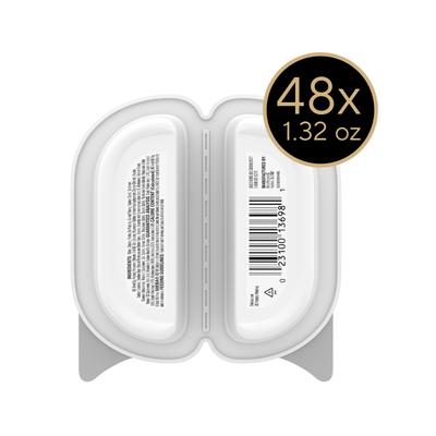 Comida húmeda para gatos adultos Perfect Portions Bistro Chicken in Alfredo Sauce, bandeja de 2.64 oz, caja de 24