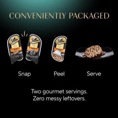 Perfect Portions Poultry Entrees Cuts in Gravy Variety Pack Adult Wet Cat Food Trays, 2.6-oz, case of 12