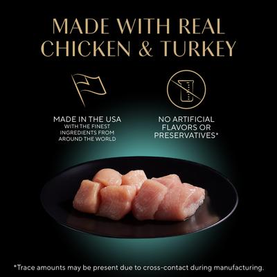 Perfect Portions Poultry Entrees Cuts in Gravy Variety Pack Adult Wet Cat Food Trays, 2.6-oz, case of 12