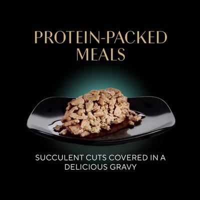 Perfect Portions Grain-Free Tender Trout Cuts in Gravy Entree Wet Adult Cat Food Trays, 2.6-oz, case of 24