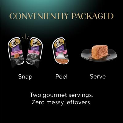 Perfect Portions Grain-Free Pate Delicate Salmon Entree Adult Wet Cat Food Trays, 2.6-oz, case of 24