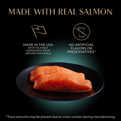 Perfect Portions Grain-Free Pate Delicate Salmon Entree Adult Wet Cat Food Trays, 2.6-oz, case of 24