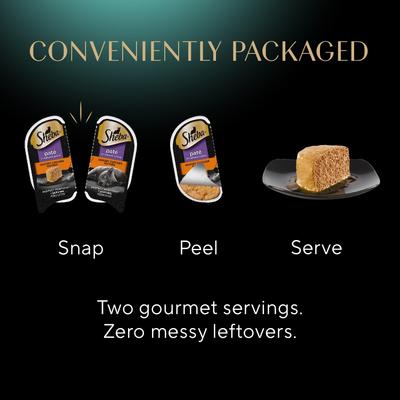 Perfect Portions Grain-Free Savory Chicken Entree Pate Adult Wet Cat Food Trays, 2.6-oz, case of 24