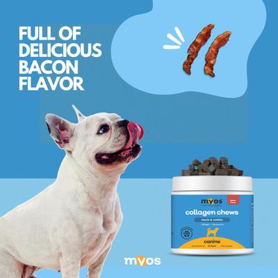 Muscle & Mobility Collagen Chews Dog Supplement, 180-g