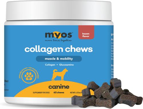 Muscle & Mobility Collagen Chews Dog Supplement, 180-g