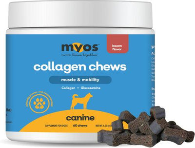 Muscle & Mobility Collagen Chews Dog Supplement, 180-g