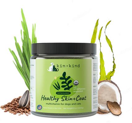 Organic Healthy Skin & Coat Dog & Cat Supplement, 4-oz bottle