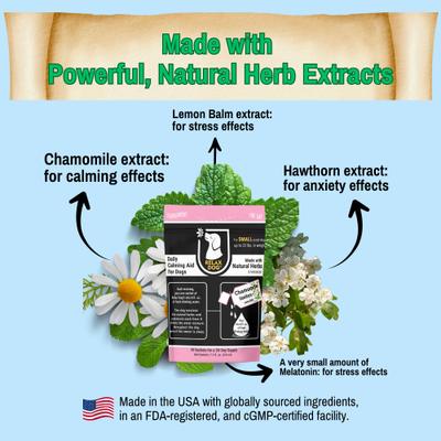 Daily Calming Aid for Small Size Dogs, 0.24-fl oz pouch, 30 count