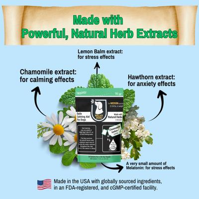 Daily Calming Aid for Medium Size Dogs, 0.24-fl oz pouch, 30 count